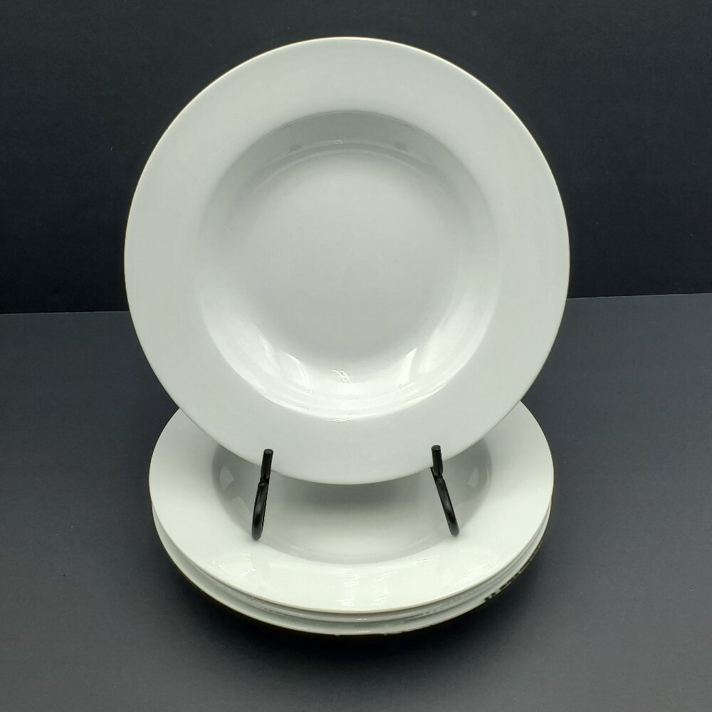 Avenue Porcelain Rim Soup Bowls Rimmed Individual Pasta Bowls Salad Bowls
